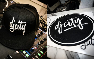 DJcity snapback and slipmat