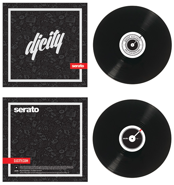Serato 'DJcity' Control Vinyl