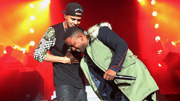 J. Cole and Kendrick Lamar