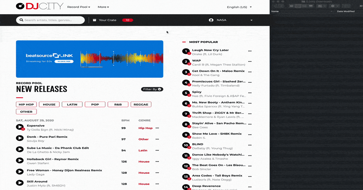 How to Batch Download on DJcity