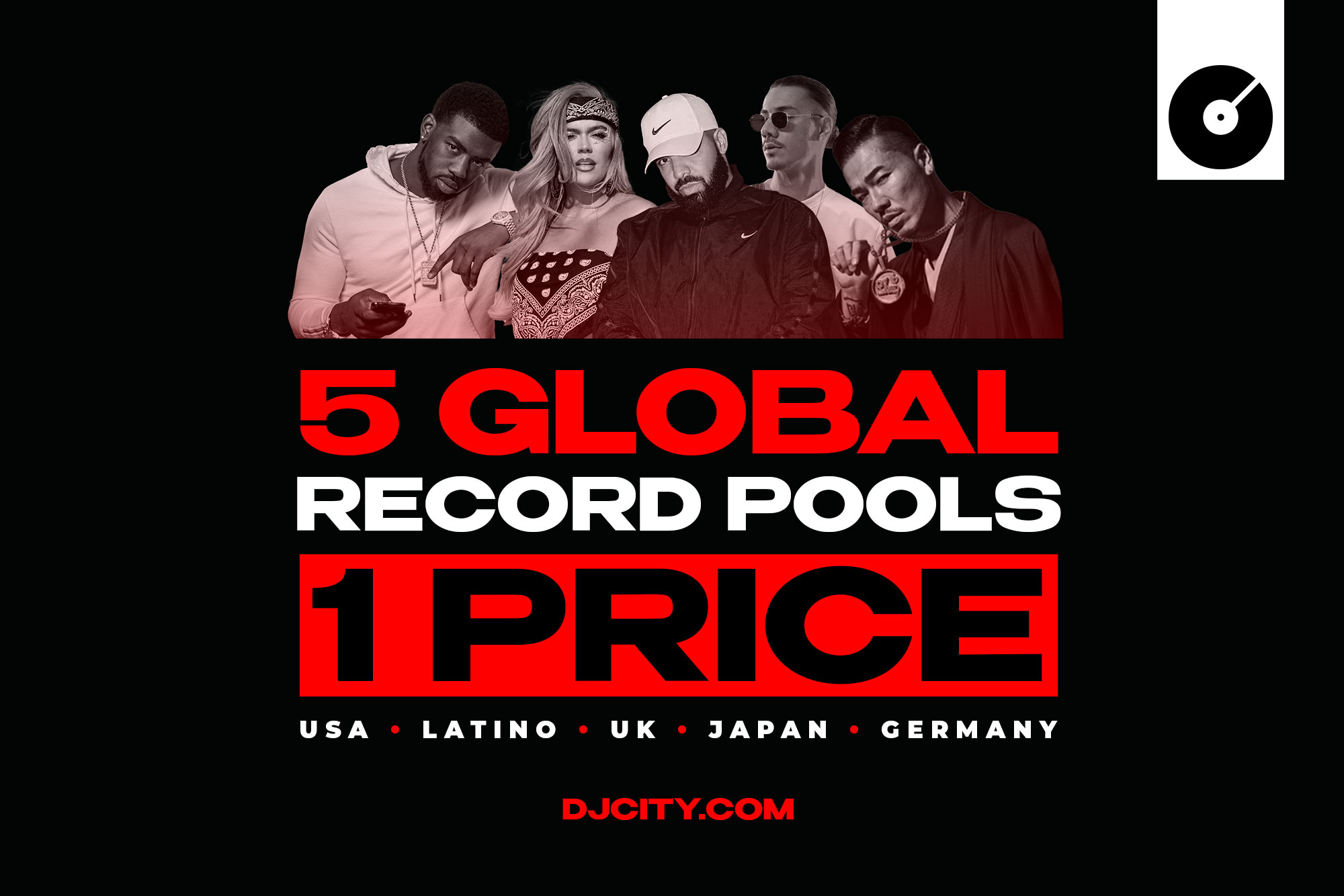 Get Five Record Pools for the Price of One With DJcity's New Global Music Page