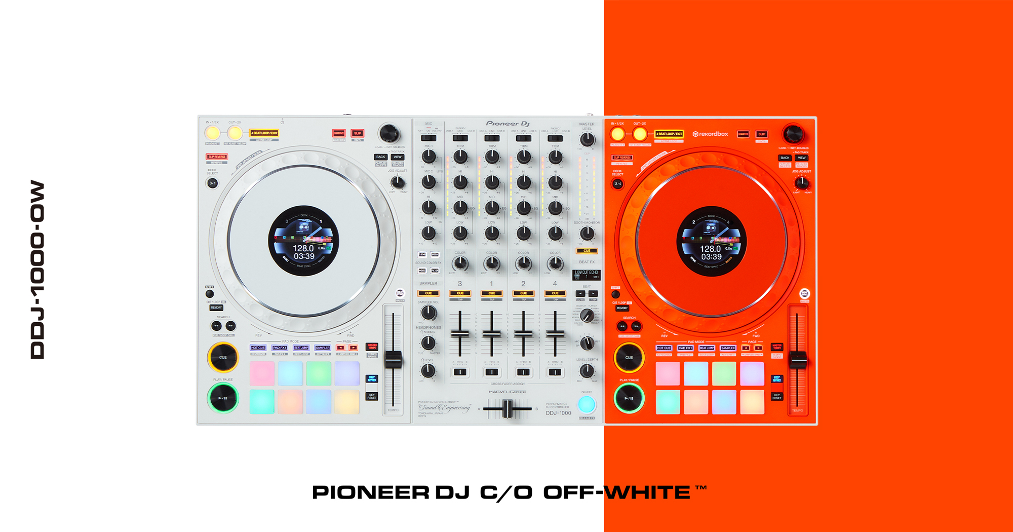 Pioneer DJ a collaboré avec Off-White sur un contrôleur en édition limitée  et des vêtements