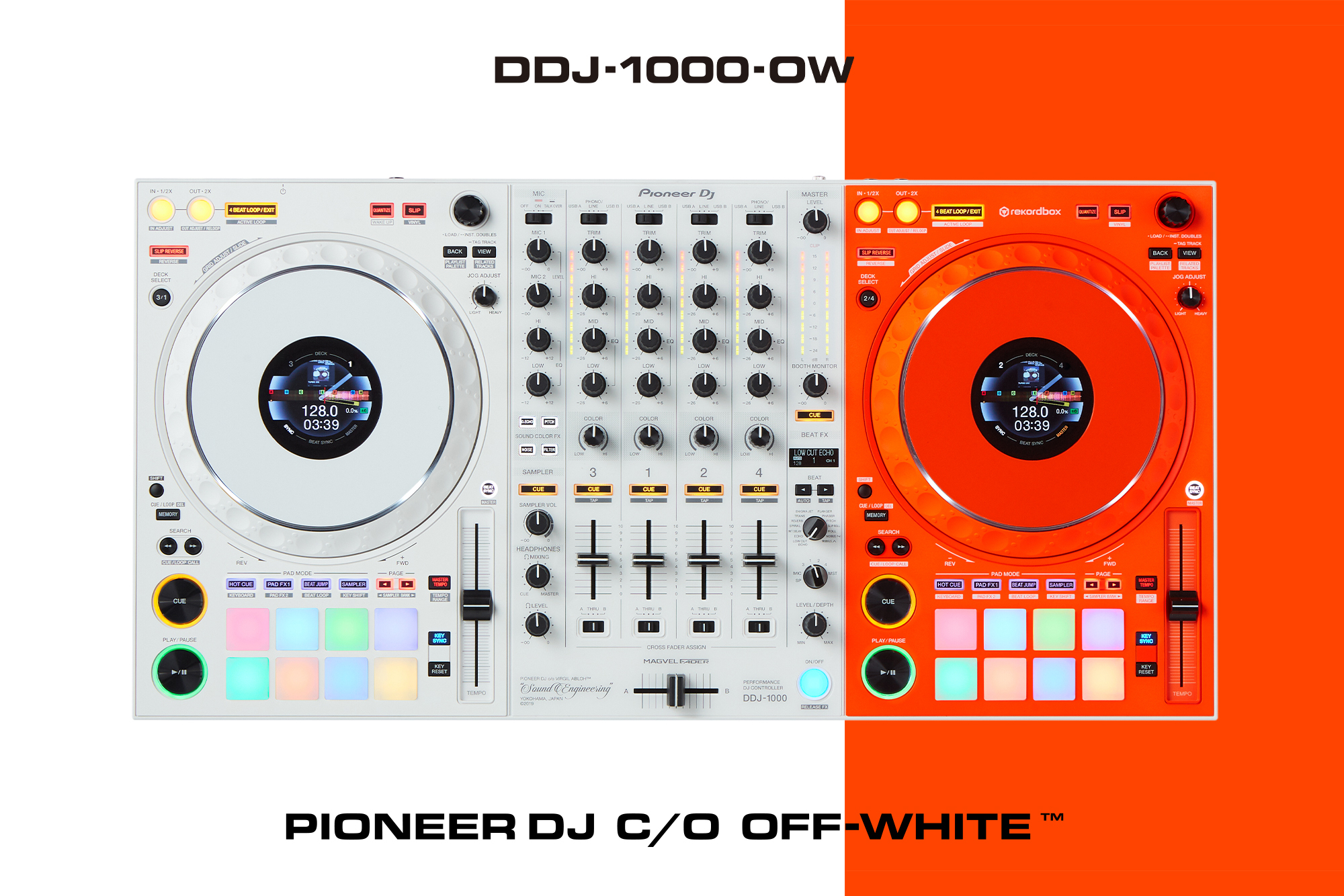 Pioneer DJ and Virgil Abloh Announce Co-Branded DDJ-1000-OW 